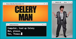 Celery Man: Cinco Identity Generator 2.5 logo