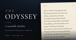 The Odyssey — A Zoomable Timeline logo