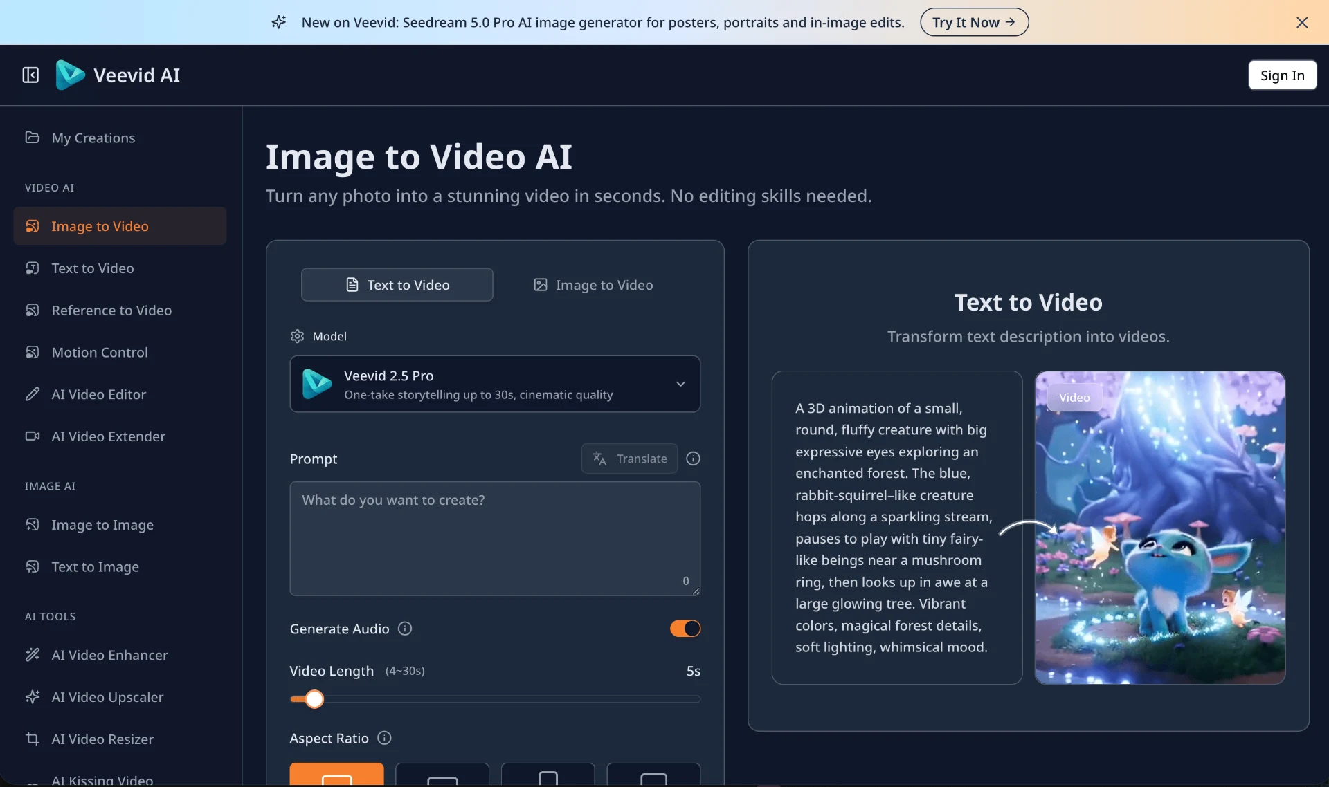 Veevid AI | High-Quality Video Generation Tool screenshot 3