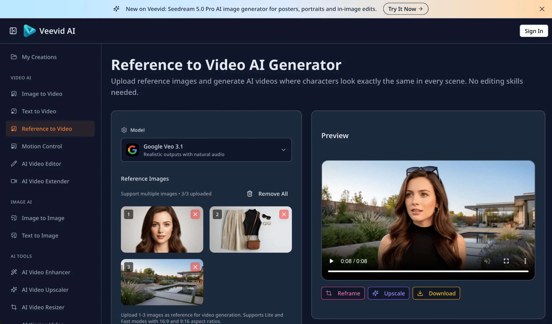 Veevid AI | High-Quality Video Generation Tool screenshot 4