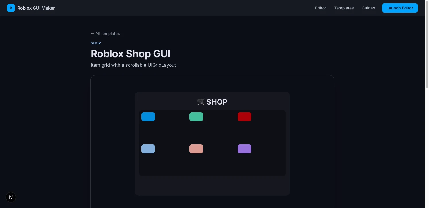 Roblox Gui Maker screenshot 4