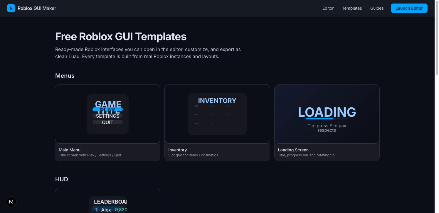 Roblox Gui Maker screenshot 5