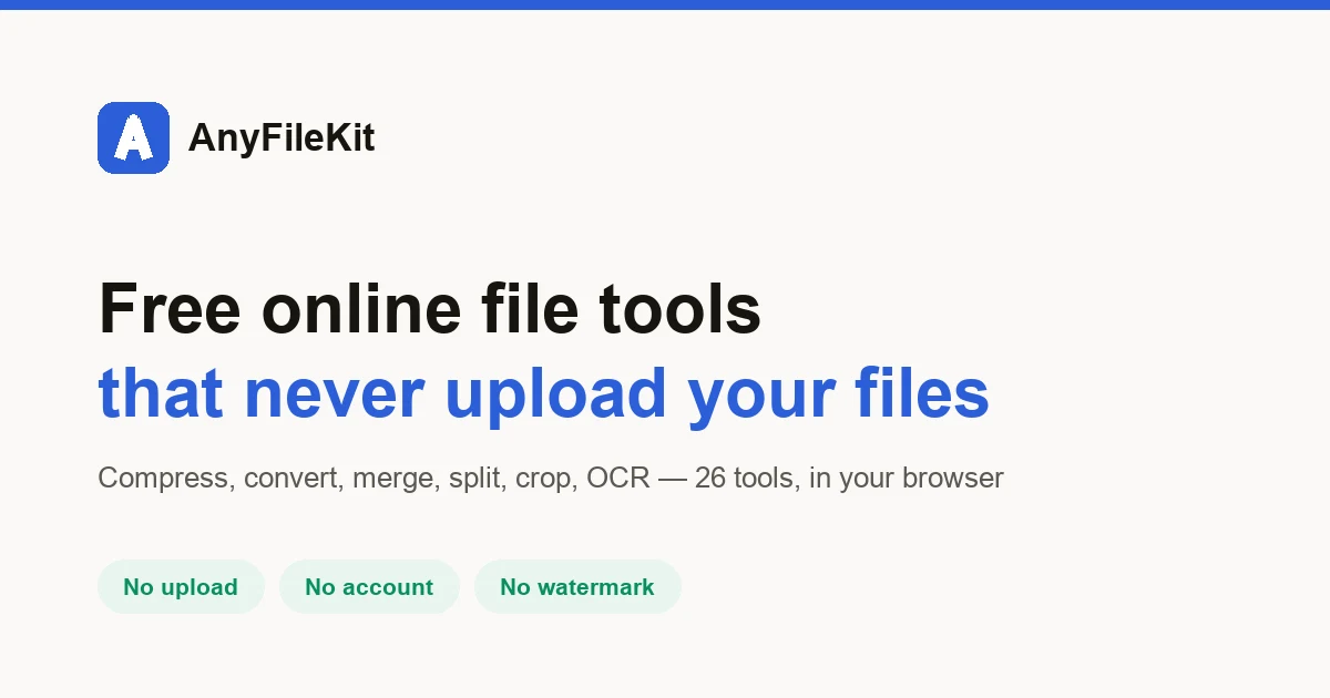 AnyFileKit screenshot 1