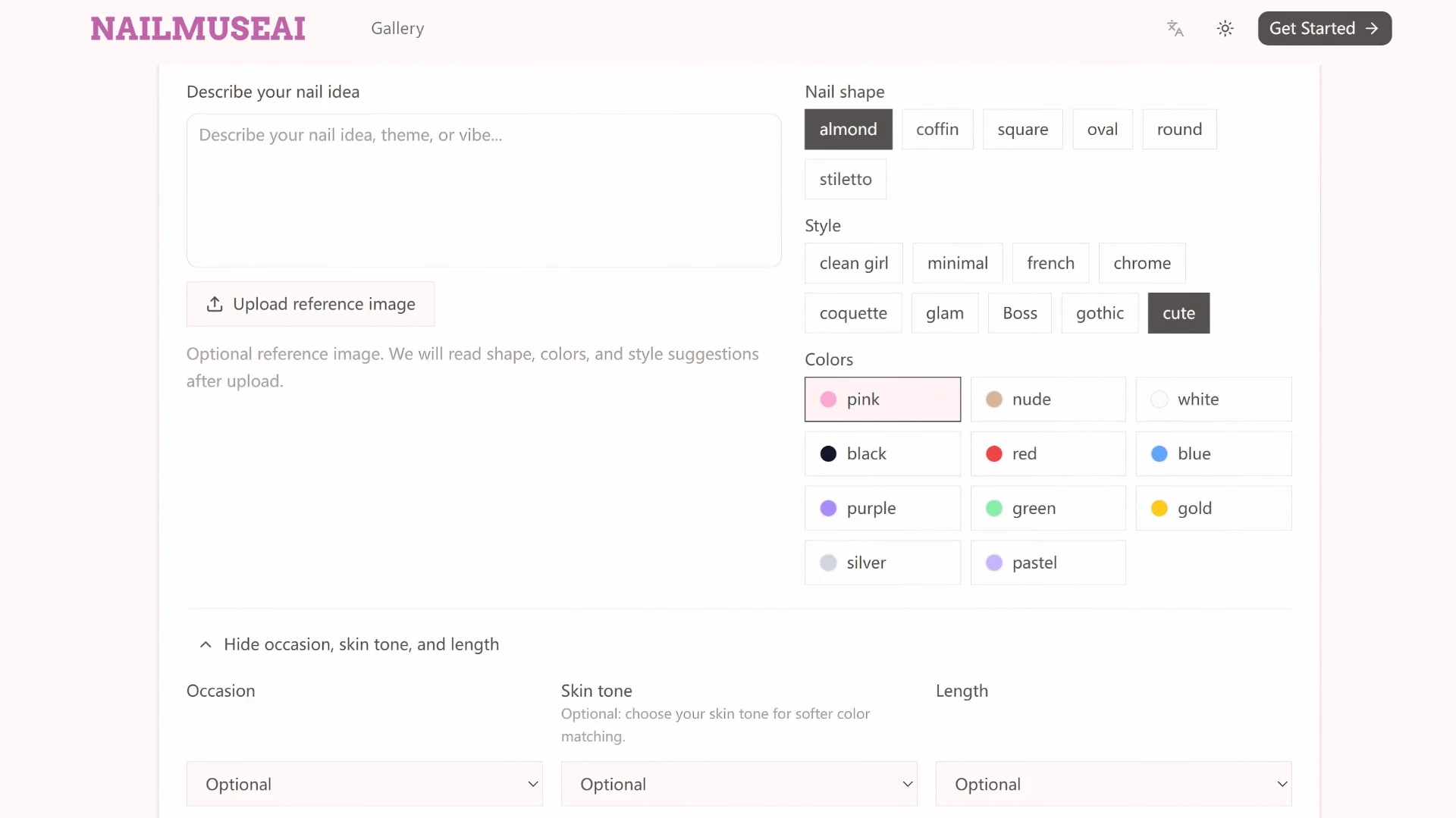 NailMuseAI screenshot 1