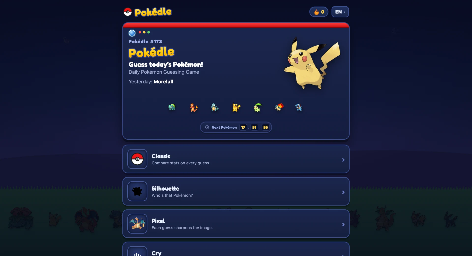 Pokédle screenshot 1