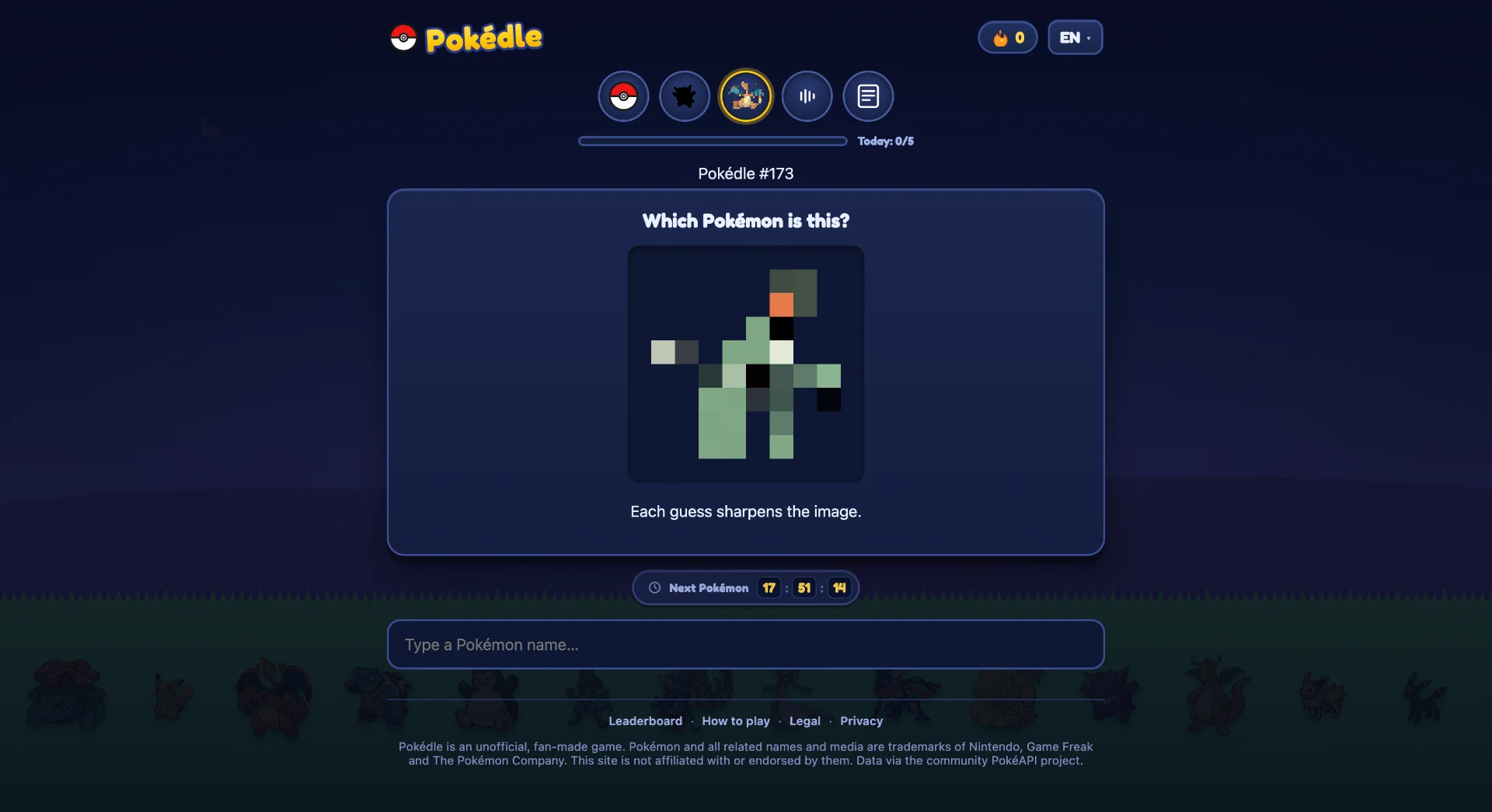 Pokédle screenshot 4