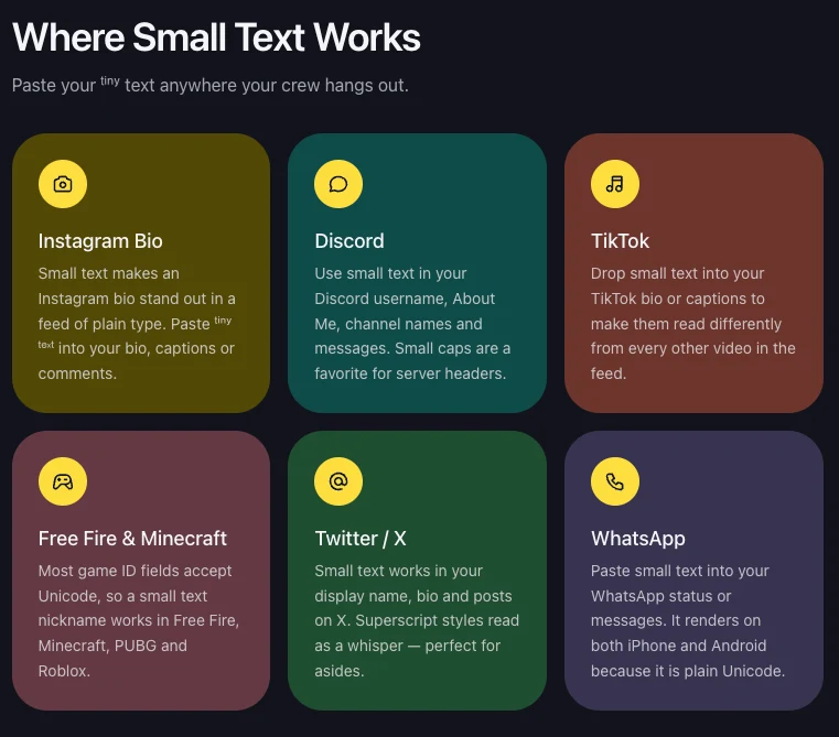 Tiny Text screenshot 2