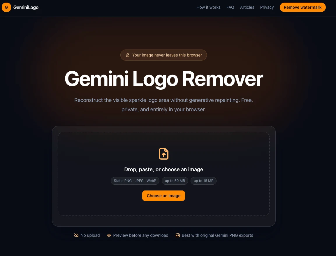 Gemini Logo Remover screenshot 1