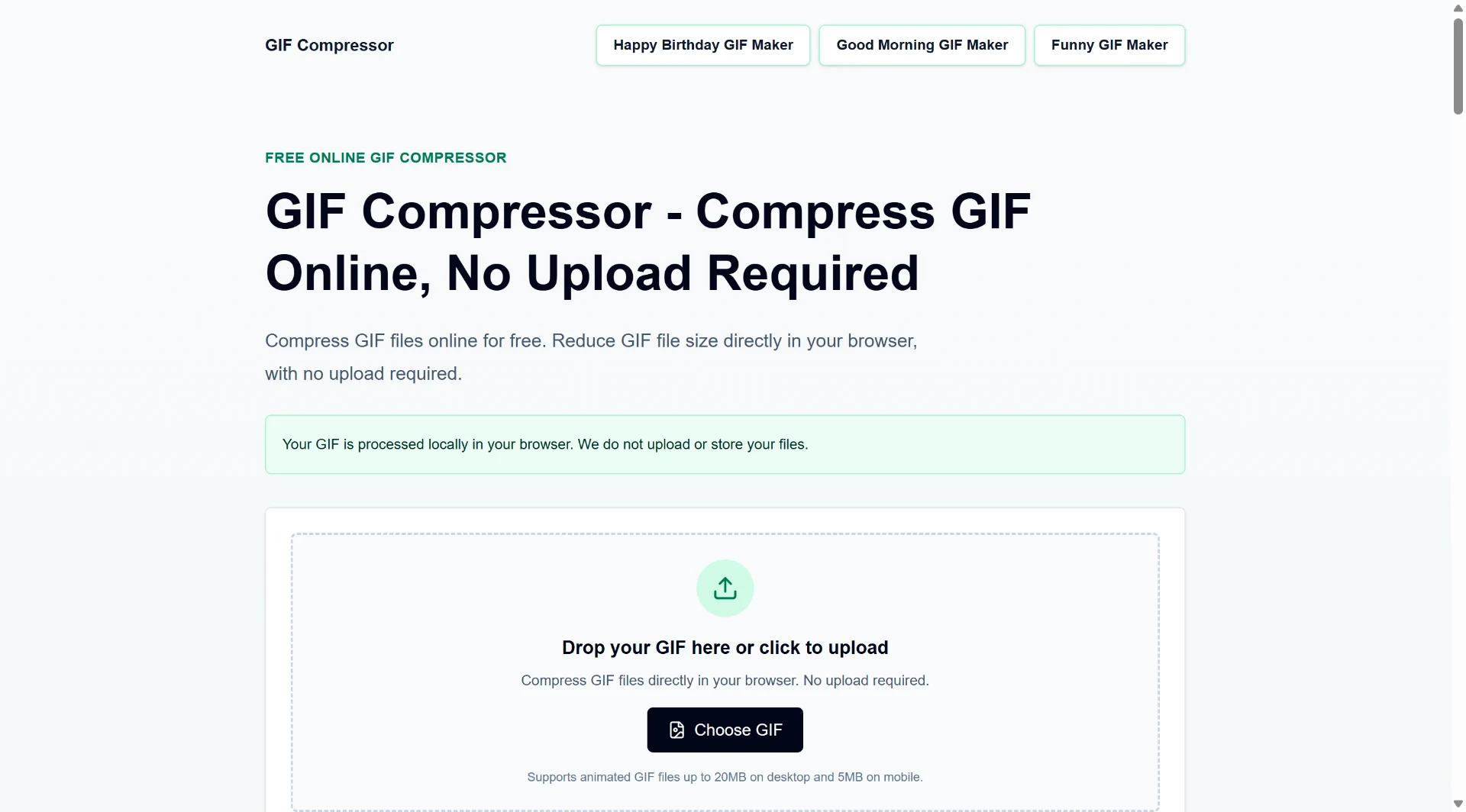GIF Compressor screenshot 1