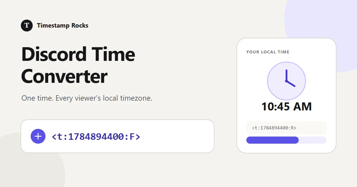 Timestamp Rocks screenshot 1
