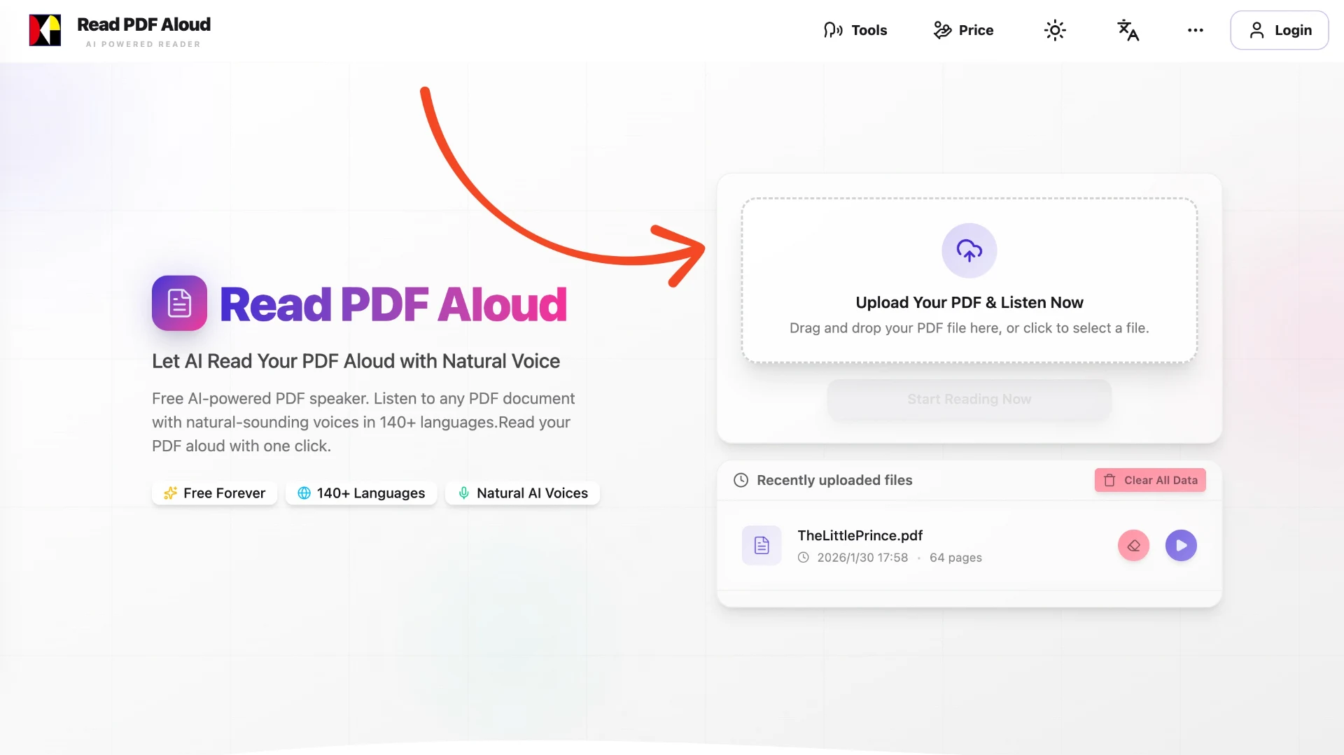 Read PDF Aloud screenshot 1